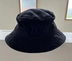 New Era ブラック バケットハット ニューヨーク・ヤンキース刺繍