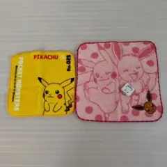【新品未使用】ポケモン ハンドタオル ハンカチ 2枚セット