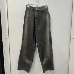 XTONZ グレー ワイドパンツ Sサイズ