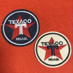 A1295 米国老舗燃料　TEXACO 刺繍パッチ　アイロン