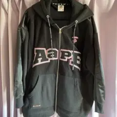 A bathing ape zip up sweater