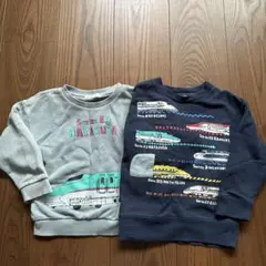 BEAMS mini トレーナー　新幹線　100