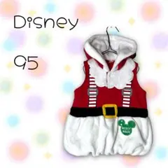 S1902 ディズニー ミッキーサンタ ワンピース 95 秋冬 仮装 クリスマス