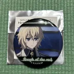終わりのセラフ　カラオケの鉄人　グリッター缶バッジ　百夜ミカエラ
