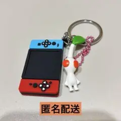 白ピクミン　マスコットフルーツグミ2 ゲーム機のキーホルダー