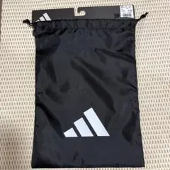 新品　アディダスシューズ袋　ブラック29×40