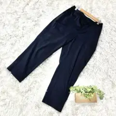 大きいサイズ✨【ヴィンテージ】ウルトラストレッチパンツ ブラック (XL)