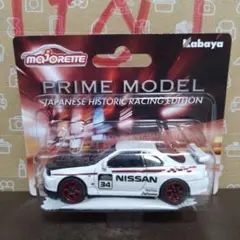 マジョレットプライムモデル日産スカイラインGT-R R34ホワイト(新品未開封)