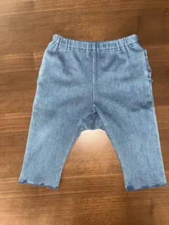 petit main デニム風パンツ 70