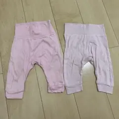 H&M 68センチ　ベビーボトムス2枚セット