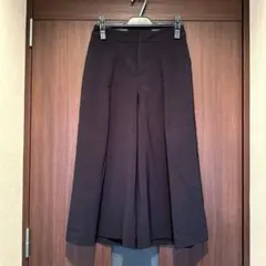 AMACA ガウチョパンツ ブラックネイビー36