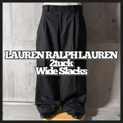 LAUREN RALPH LAUREN 2tuck Wide Slacks