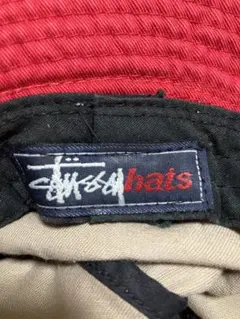 90s stussy ハット　紺タグ