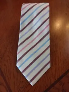 美品★エルメネジルド・ゼニア ストライプ ネクタイ