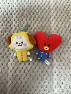 bt21 ふわふわマスコット2 チミー　タタ　BTS
