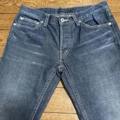 LOUNGE LIZARD フェード加工スリムフィットストレートデニムジーンズ