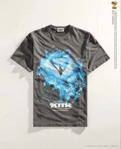 Kith x Superman Lightning Tee Black L
