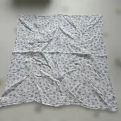 星柄ブランケット ホワイト グレー