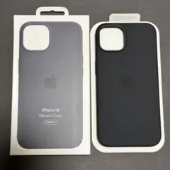 ミッドナイト　濃紺　iPhone14 13 シリコーン 純正　Apple