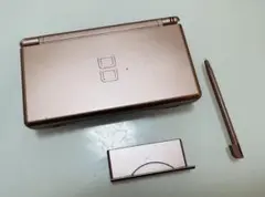 【動作確認済】任天堂 DS Lite メタリックロゼ 本体 【中古品】