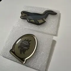 ジュラシックパーク　ピンバッジ 2個セット