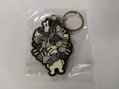 CUNE 23rd ラバーキーホルダー モノクロ