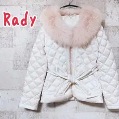 【ほぼ未使用】Rady フォックスファー キルティング ダウン コート