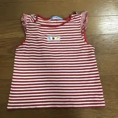 ファミリア　ノースリーブ　女の子　100 タンクトップ　ボーダー