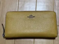 COACH 長財布 Dark Mustard