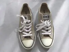 CONVERSE ALL STAR カーキ ベージュ スニーカー 24.5cm