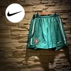 【希少】NIKEナイキ×ポルトガル代表/サッカーパンツ/刺繍ロゴ/M