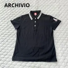 ARCHIVIO アルチビオ　ポロシャツ　黒　ブラック