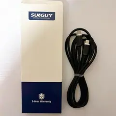 SUNGUY 超耐久 USBケーブル 2m 黒