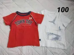 【２枚セット】Tシャツ 100cm