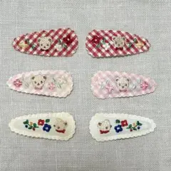 【現行品】ファミリア　パッチンドメ（SS）　3点セット（左右合わせると6点）