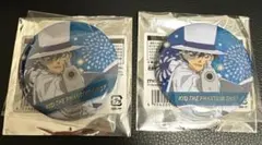 名探偵コナン　怪盗キッド　箔押し缶バッジ　夏夜シリーズ　2点