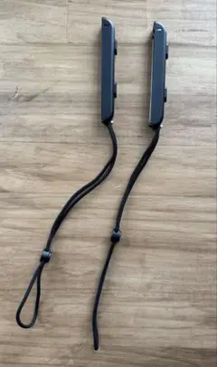 【美品】任天堂Switch　純正品　正規品　ジョイコンストラップ黒【2本セット】