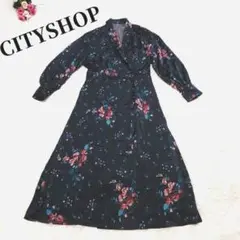 シティショップ 花柄ワンピース