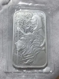 残り1枚! ウナとライオン 1oz 純銀バー