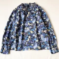 【美品】ヒューマンウーマン×リバティ　ゴールデンエイジ　近年モデル　花柄ブラウス