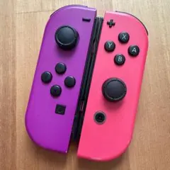 Switch ジョイコン ネオンパープル×ネオンピンク ニンテンドー