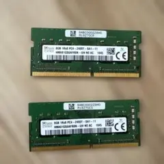 SK Hynix 8GB PC4 2400T 2個