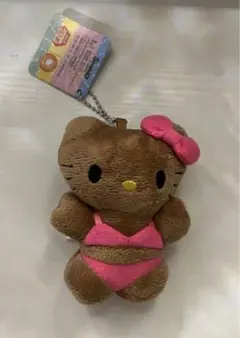 【匿名発送】ハローキティ 日焼け　マスコット　黒ギャル　キティ　ピンク