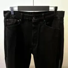 no mass prod 008 glm waxed denim jeans