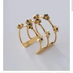 美品 アデルビジュー TINY STAR triple ring