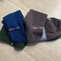 New Balance ソックス 3パック 24-26cm