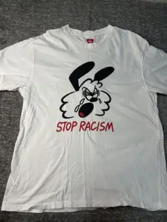 Girls Don't Cry STOP RACISM Tシャツ Lサイズ 白