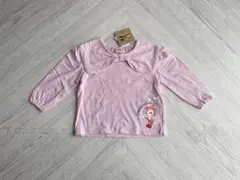 新品未使用タグ付き　アンパンマン　ドキンちゃん　ピンク　長袖トップス　リボン