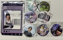 東京ヤクルトスワローズ 武岡龍世 缶バッジ クリアカード セット スワポン