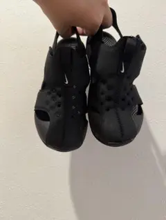 Nike ブラック サンダル 19センチ